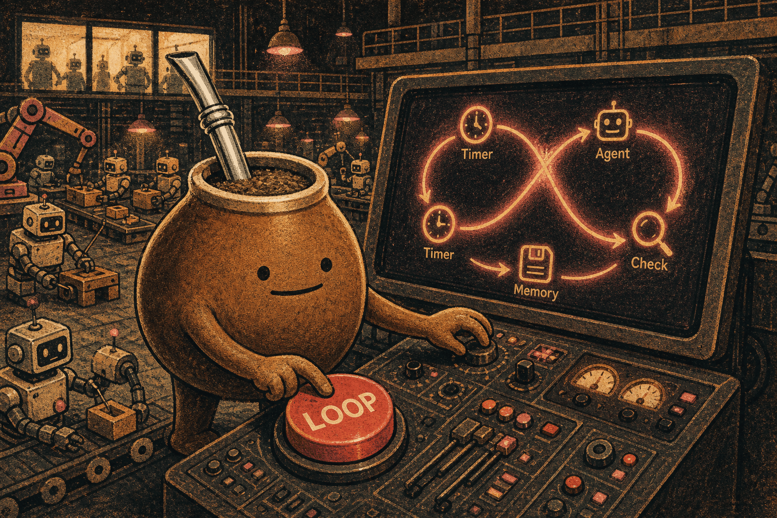 Matio diseñando un loop de IA